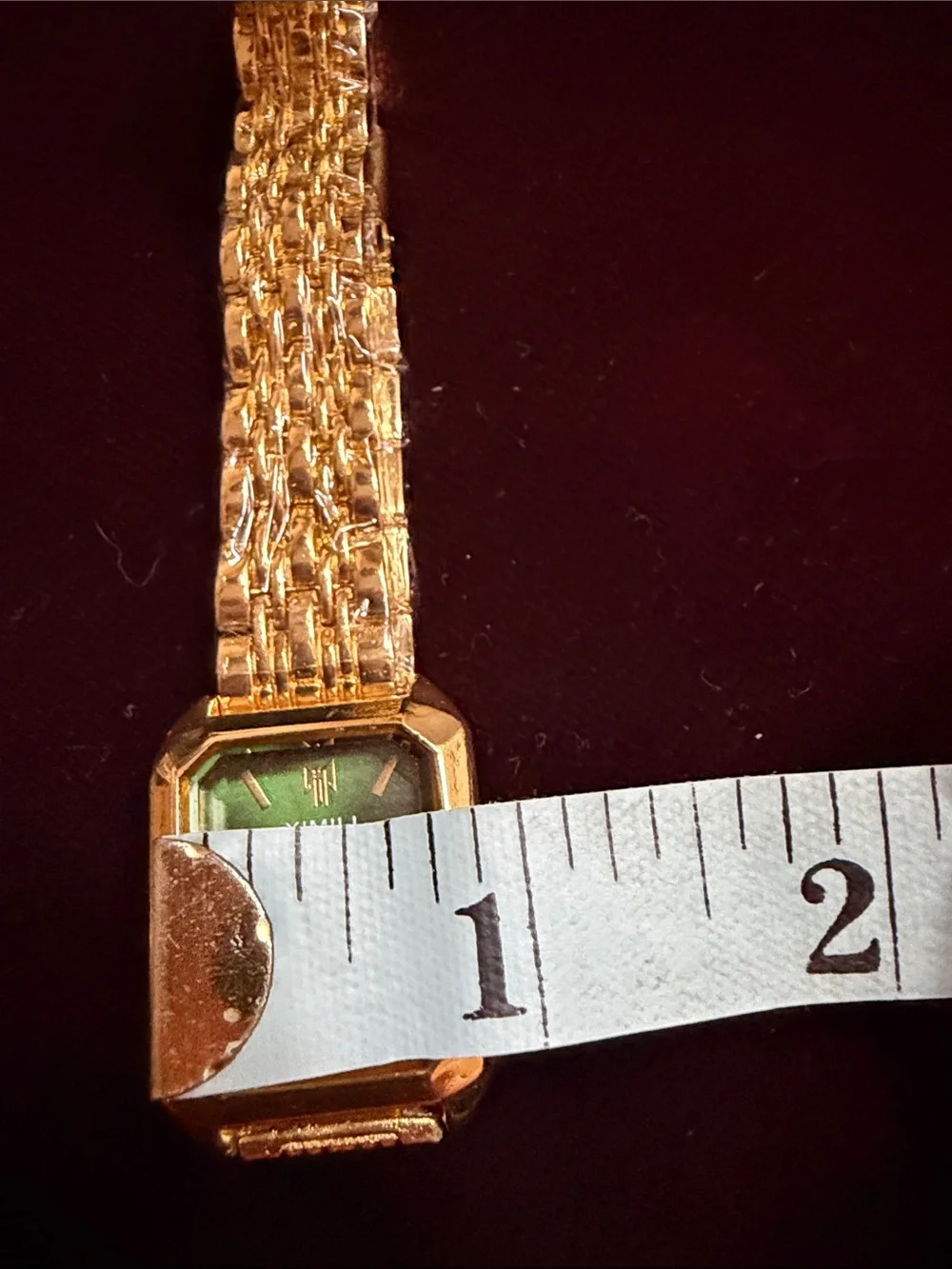 🆕‎ Gold & green new watch adjustable band